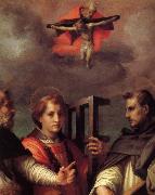 Andrea del Sarto Saint Augustine to reveal the mysteries of the three china oil painting reproduction